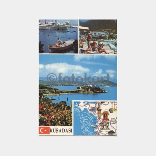 Kuşadası Muhtelif Görünüşler Kartpostal