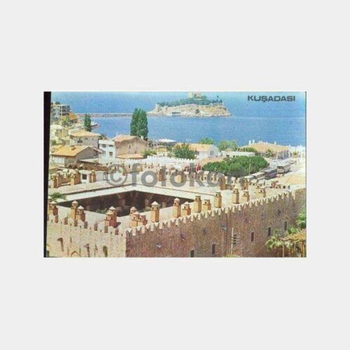 1969 Kuşadası Görünüş Kartpostal