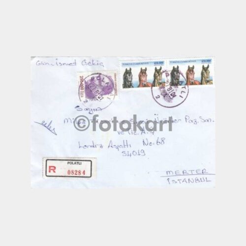 2001 Polatlı Posta Damgalı Zarf