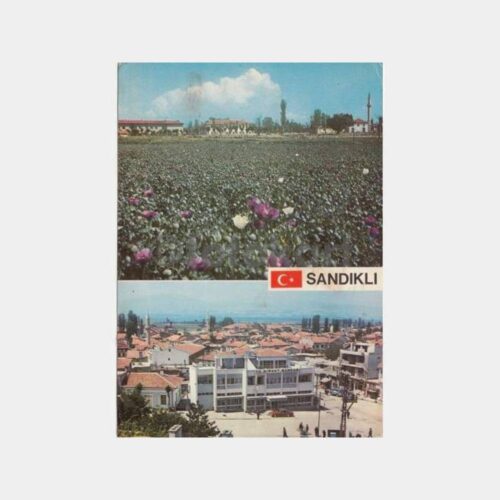 1975 Afyon Sandıklı 2 Görünüş Kartpostal