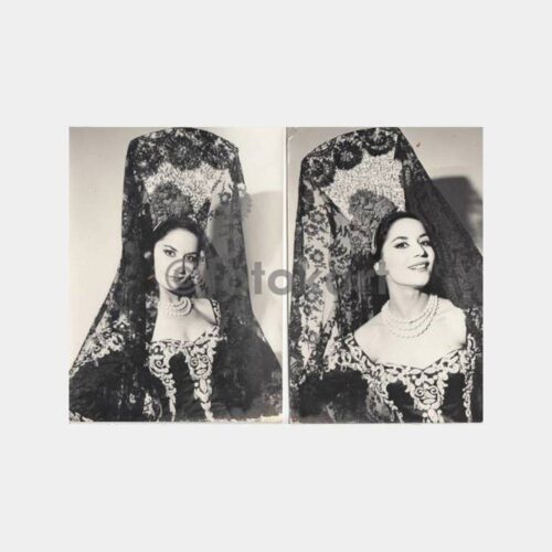 1952 Ünlü Oryantal Dansöz Prenses Semiramis Fotoğraf