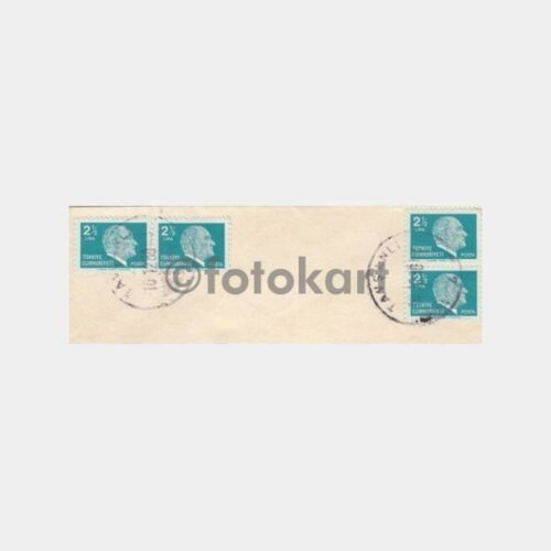 1980 Tavşanlı Posta Damgalı Zarf