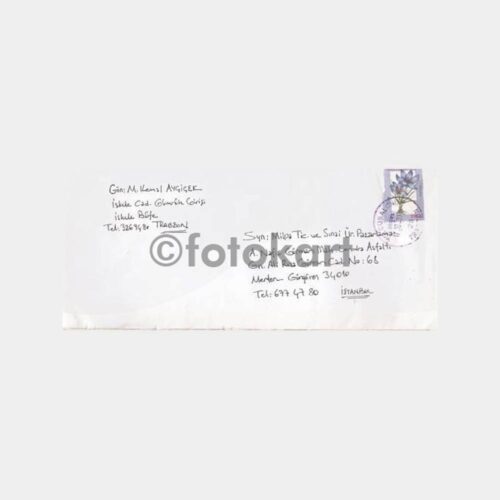 2001 Trabzon Yolcu Salonu Posta Damgalı Zarf