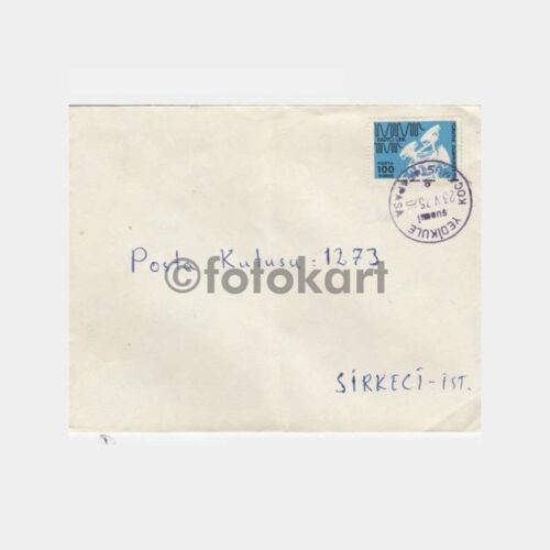 1973 Yedikule Kocamustafapaşa Posta Damgalı Zarf