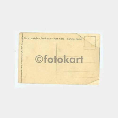 1900 Arnavutluk İşkodra Milis Askerler Kartpostal - Görsel 2