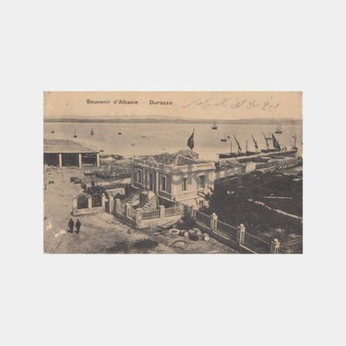 1911 Arnavutluk Dıraç Durres Şehir Kartpostal