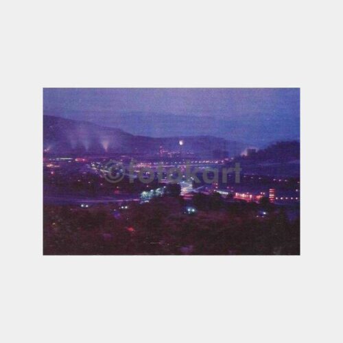 Karabük Demir Çelik Fabrikası Gece Görünüm Kartpostal