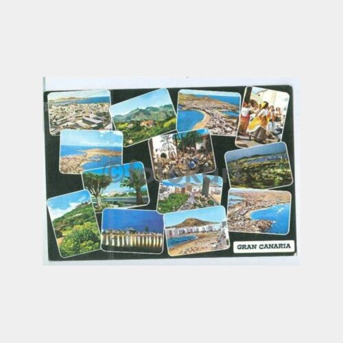 1970 Kanarya Adaları Damgalı Kartpostal