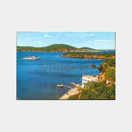 1970 Adalar Sahili Görünüş Kartpostal