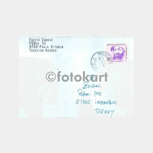 1993 Portekiz Azor Adaları Konulu Pullu Zarf