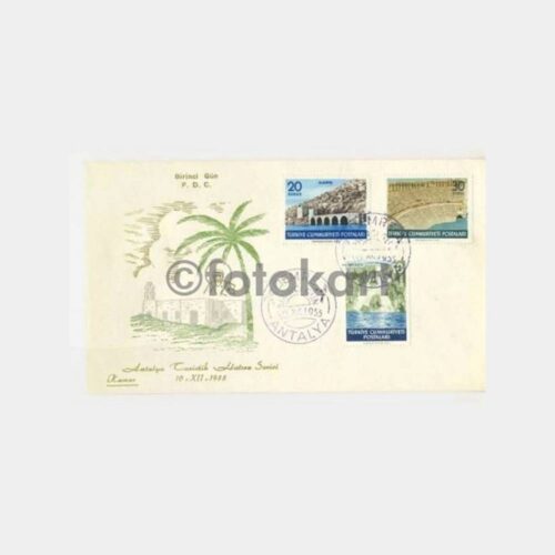 1955 Antalya Demre Turistik FDC