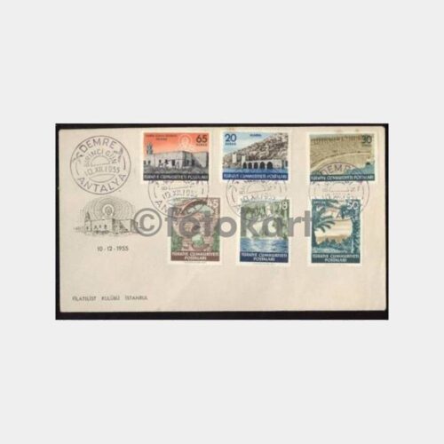 1955 Antalya Demre Turistik FDC