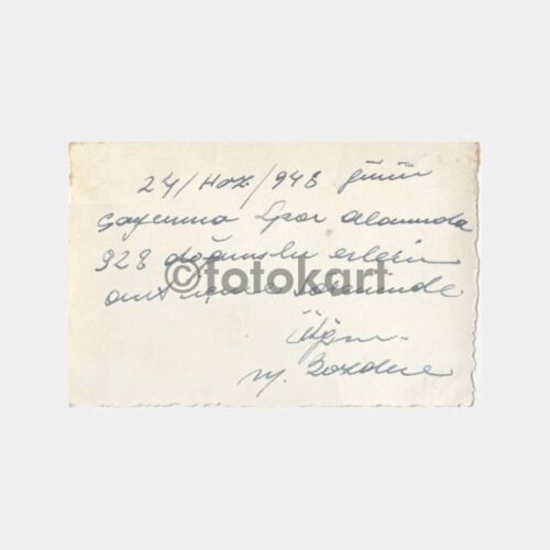 1946 Çaycuma Askerlik Yemin Töreni 2 Adet Fotoğraf - Görsel 2
