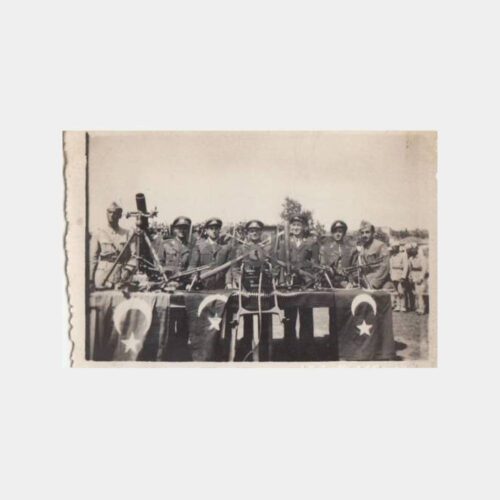 1946 Çaycuma Askerlik Yemin Töreni 2 Adet Fotoğraf