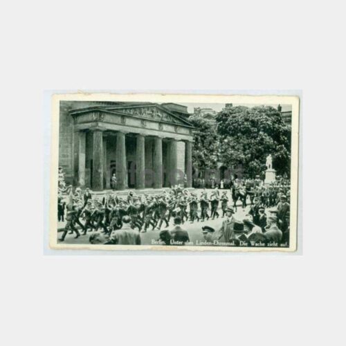 1940 Berlin Askeri Tören Geçiş Görünüş Kartpostal