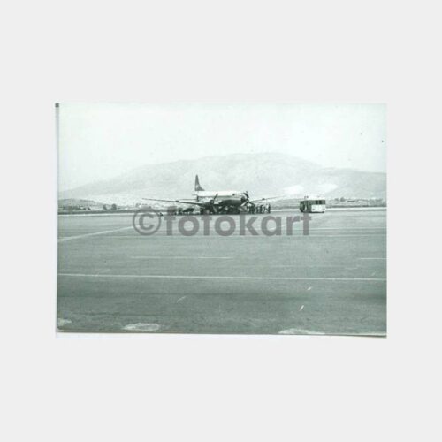 1969 Atina Havaalanı Uçak Görünüş Fotoğraf