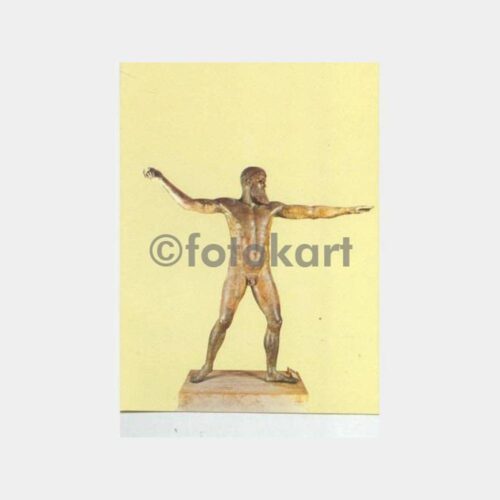 1978 Atina Olimpia Poseidon Heykeli Kartpostal