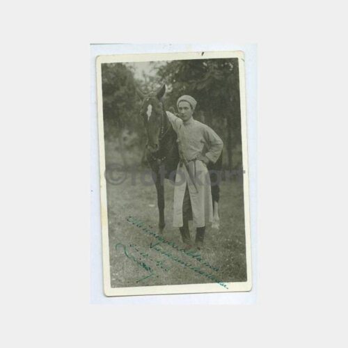 1933 Kafkas Atlı Genç Konulu Fotoğraf