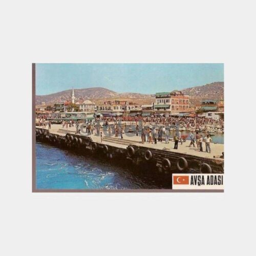 Avşa Adası İskele Görünüş Kartpostal