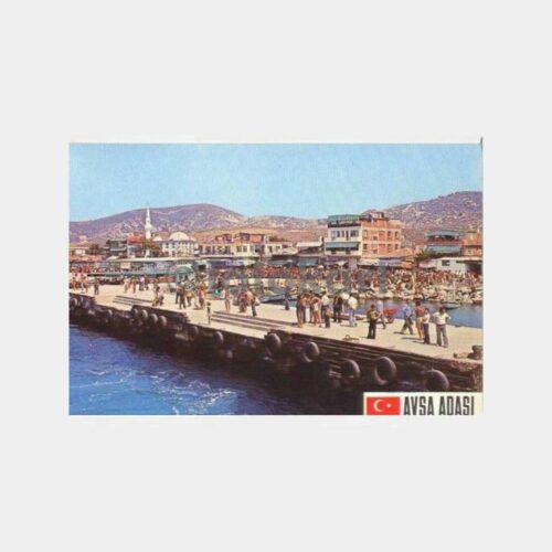 Avşa Adası İskele Görünüş Kartpostal