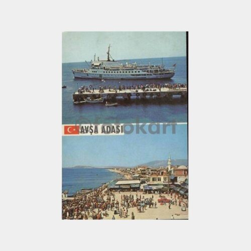 Avşa Adası Vapuru Görünüş Kartpostal