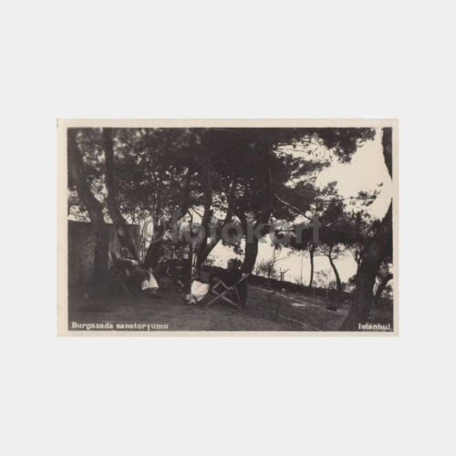 1940 Burgazada Sanatoryumu Görünüş Kartpostal