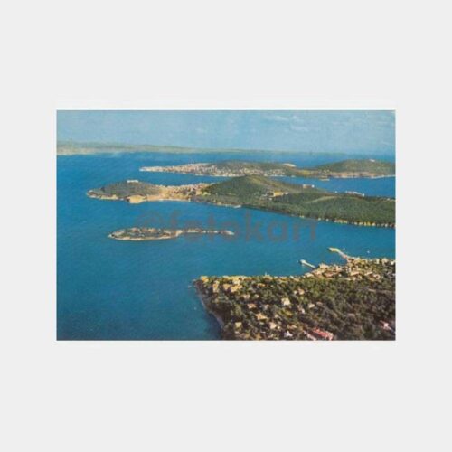 1977 Burgazada Kaşıkadası Heybeliada Kartpostal