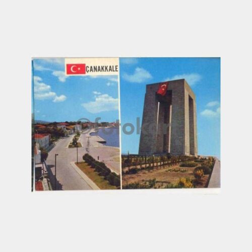 Çanakkale Rıhtım Boyu ve Şehitler Anıtı Kartpostal