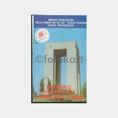 1996 Çanakkale Milli Parkı Rehber Broşürü