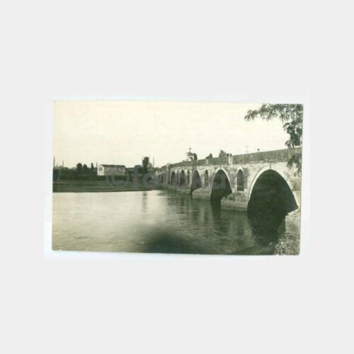 1930 Edirne Meriç Köprüsü Konulu Fotoğraf