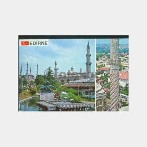 1990 Edirne Değişik  Görünüş Kartpostal