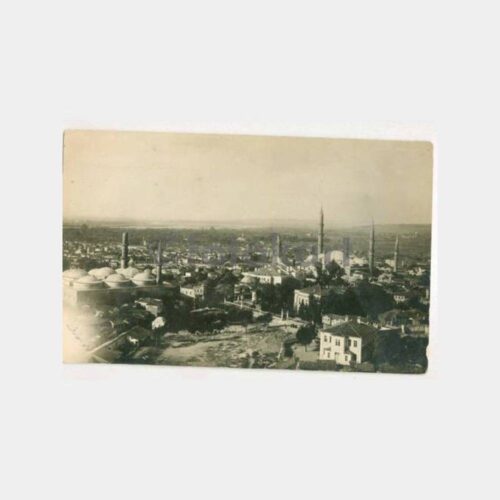 1928 Edirne Genel Görünüş Kartpostal