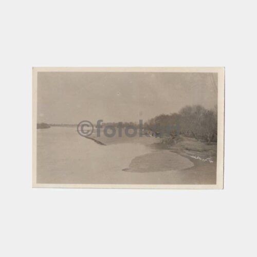 1928 Edirne Meriç Nehri Görünüş Kartpostal