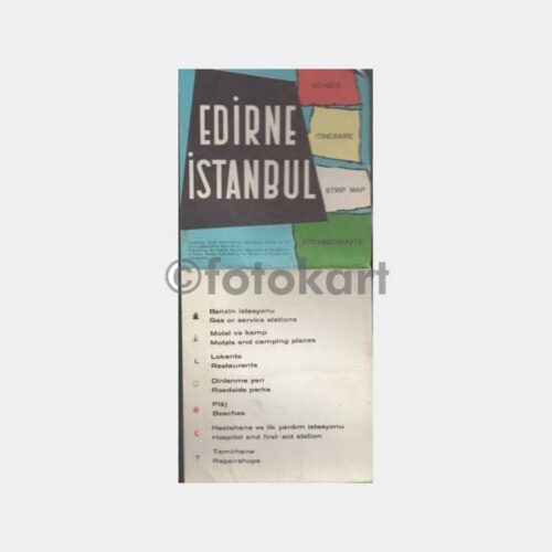 1966 Edirne-İstanbul Yol Broşürü