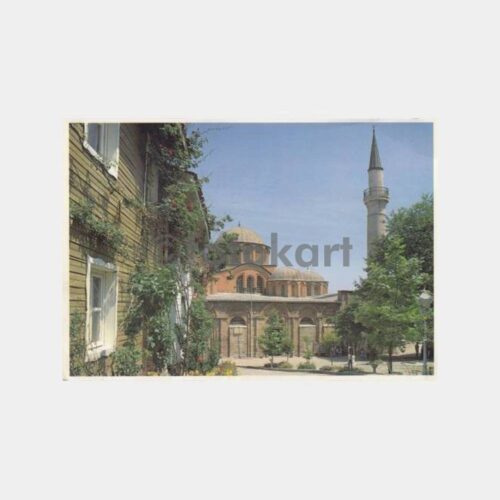 1980 İstanbul Edirnekapı Kariye Camii Kartpostal
