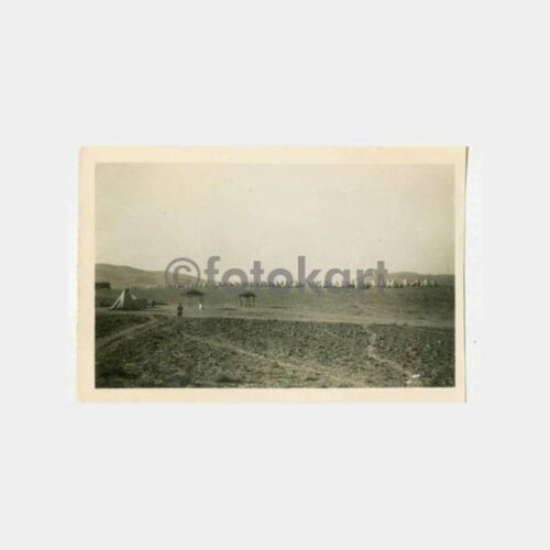 1942 Edremit Köy Askeri Çadırlar Fotoğraf