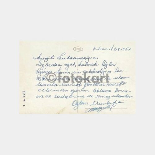 1967 Edremit Subay Asker Fotoğraf - Görsel 2