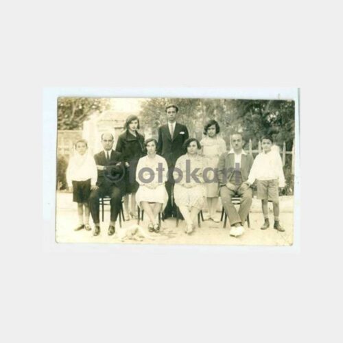 1930 Fethiye Ailesi Foto Kandiye Fotoğraf