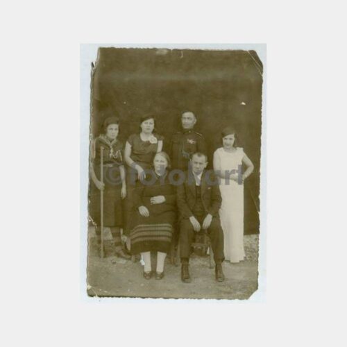 1936 Fethiye Bizim Türk Kılıkçı Aile Fotoğraf
