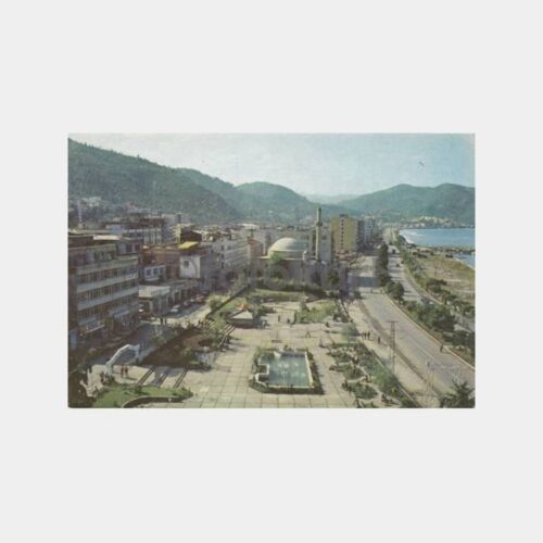 1975 Giresun Sahil Yolu Görünüş Kartpostal