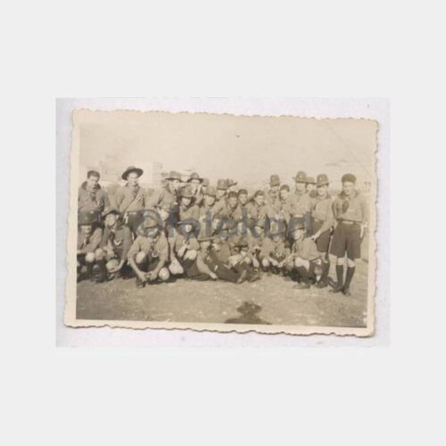 1936 Bursalı İzciler Ankarada Grup Fotoğraf