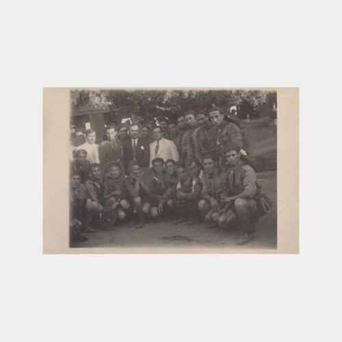 1930 Eğitim Hayatı İzci Öğrenciler Görünüş Fotoğraf