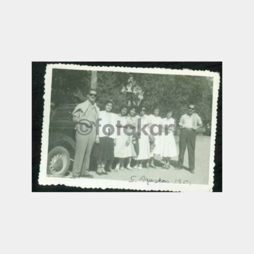 1951 İzmit Değirmendere Aile Görünüş Fotoğraf