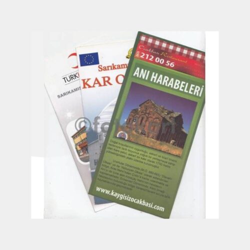 2008 Sarıkamış Kars Konulu 3 Adet Turistik Broşür