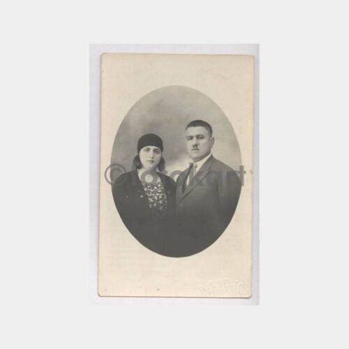 1934 Kıbrıs Baf Charitou Stüdyo Aile Fotoğraf