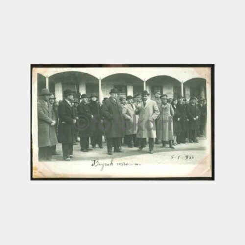 1933 Kuleli Bayrak Merasimi Hatıra Fotoğraf