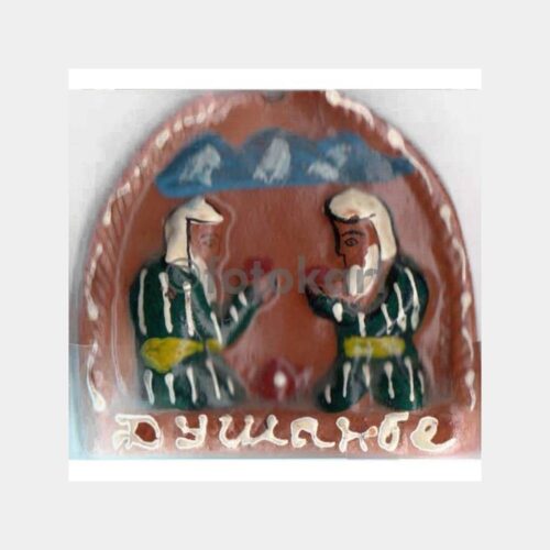 Tacikistan Folklor Konulu Miknatıslı Magnet