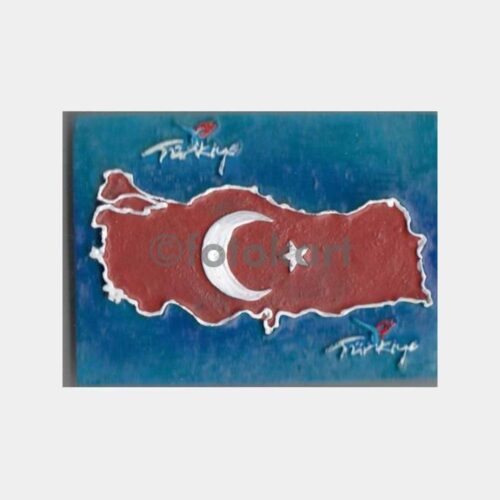 Türkiye Ay Yıldız Bayrak Konulu Magnet