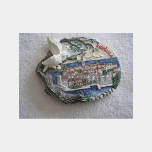 Hırvatistan Korluca Adası Konulu Yabancı Magnet