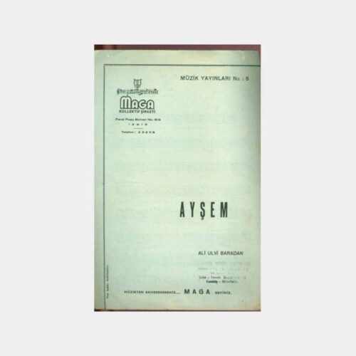 Ayşem - Ali Ulvi Baradan Nota